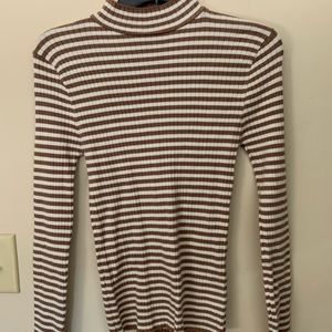 Forever 21 Striped Bodycon Long Sleeve